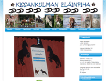 Tablet Screenshot of kissankulmanelainpiha.com